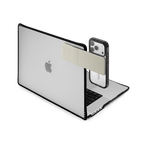 Patched Cheetah | Snappy Laptop Phone Mount / Snappy Laptop Phone Mount MagSafe Compatible / Black/Beige | Image 2