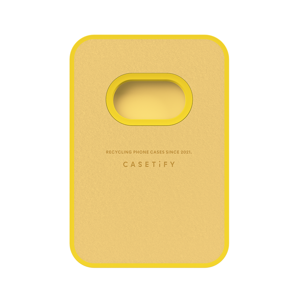 Snappy Ripple Wallet MagSafe Compatible - Volt Yellow