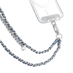 Denim Cross-body Chain - Blue  | Image 1