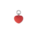 Charm Keychain - Puffy Heart - Cherry Red | Image 1