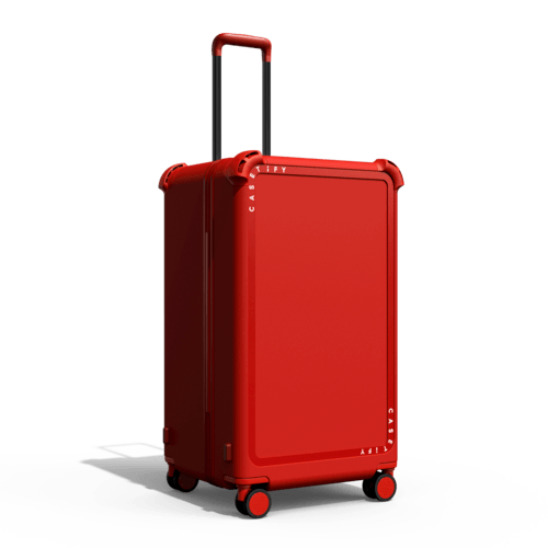 Travel Tales | 29" Check-In Trunk Suitcase / Bounce Suitcase / Cherry Red | Image 4