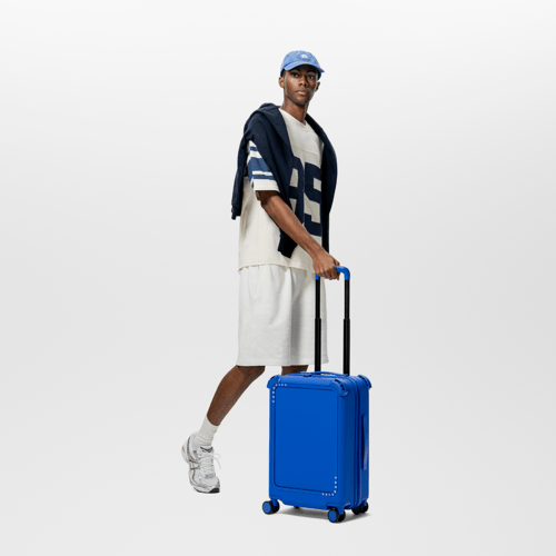 Winter Wonderland | 21" Carry-On Suitcase / Bounce Suitcase / Cobalt Blue | Image 3