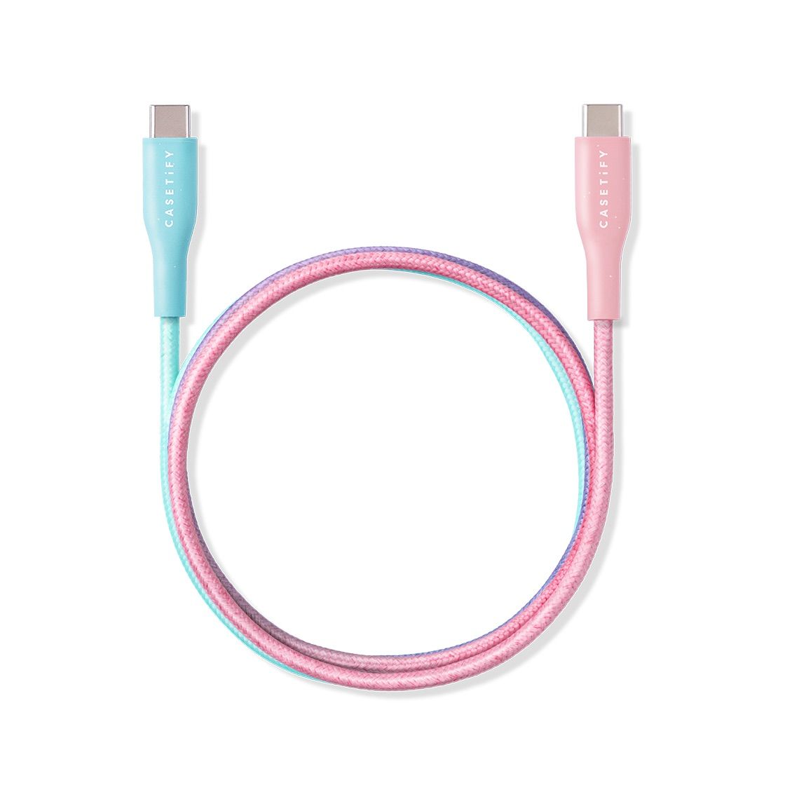 USB-C to USB-C Cable (1m / 3.3ft) - Cotton Candy