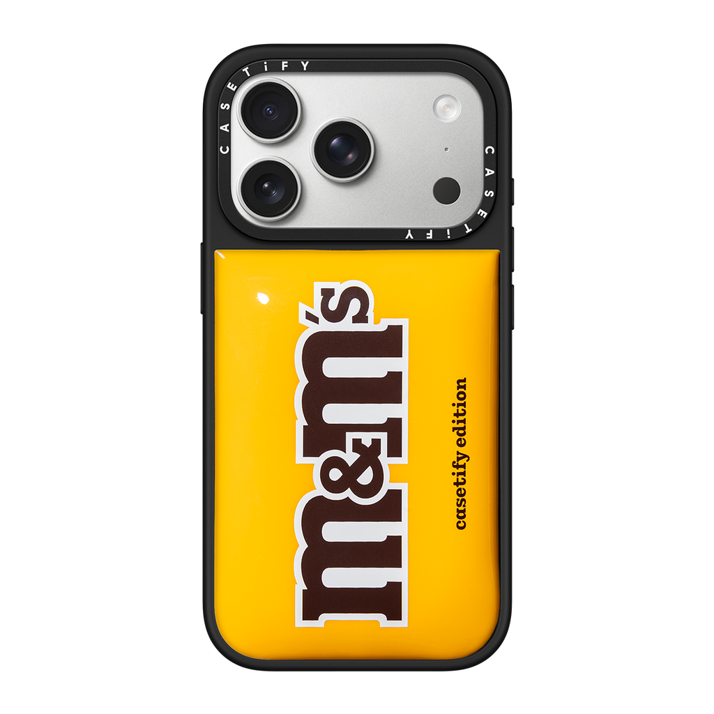 M&Ms Yellow Pillow Case - CASETiFY Edition -  iPhone 17 Pro | Image 1