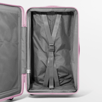 Lobster Sunflower Pattern | 29" Check-In Trunk Suitcase / Bounce Suitcase / Glossy Primrose Pink | Image 3