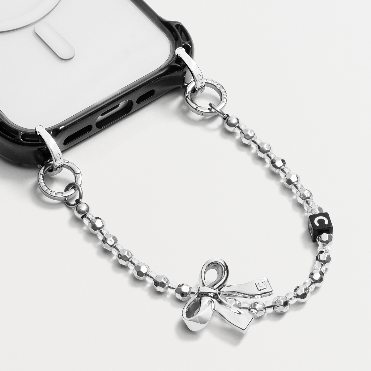 Bounce Case  D-Ring - Silver