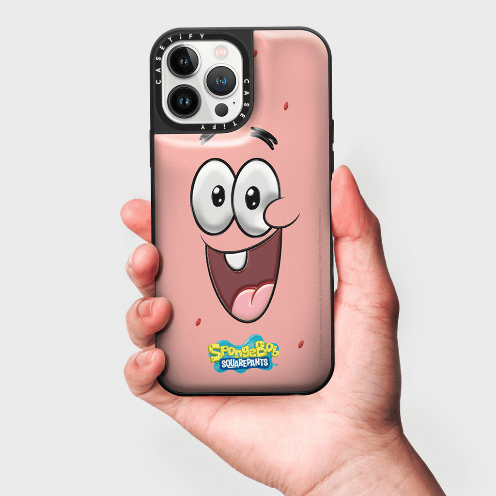 CASETiFY x SpongeBob iPhone 13 Pro Max Puffy Case - Pink (Patrick Star)