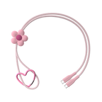 PowerThru USB-C to USB-C Flower Cable - Radish