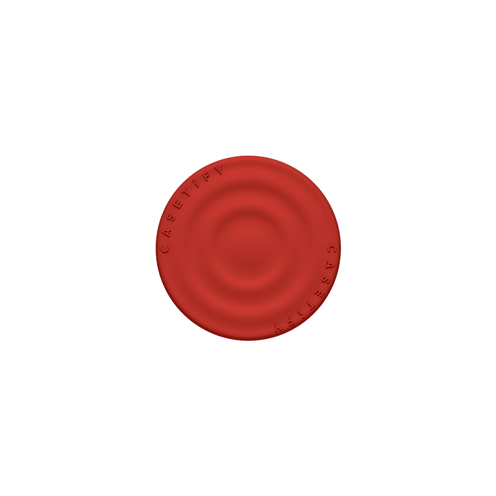 Snappy Ripple Grip Stand MagSafe Compatible - Tomato Red