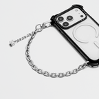 Chain Bag Charm - Shiny Silver
