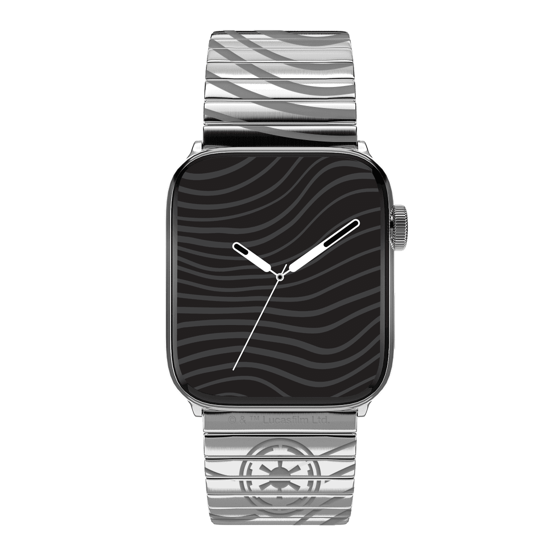 Beskar Monolink Watch Band 45mm (Series 7-9) - Silver