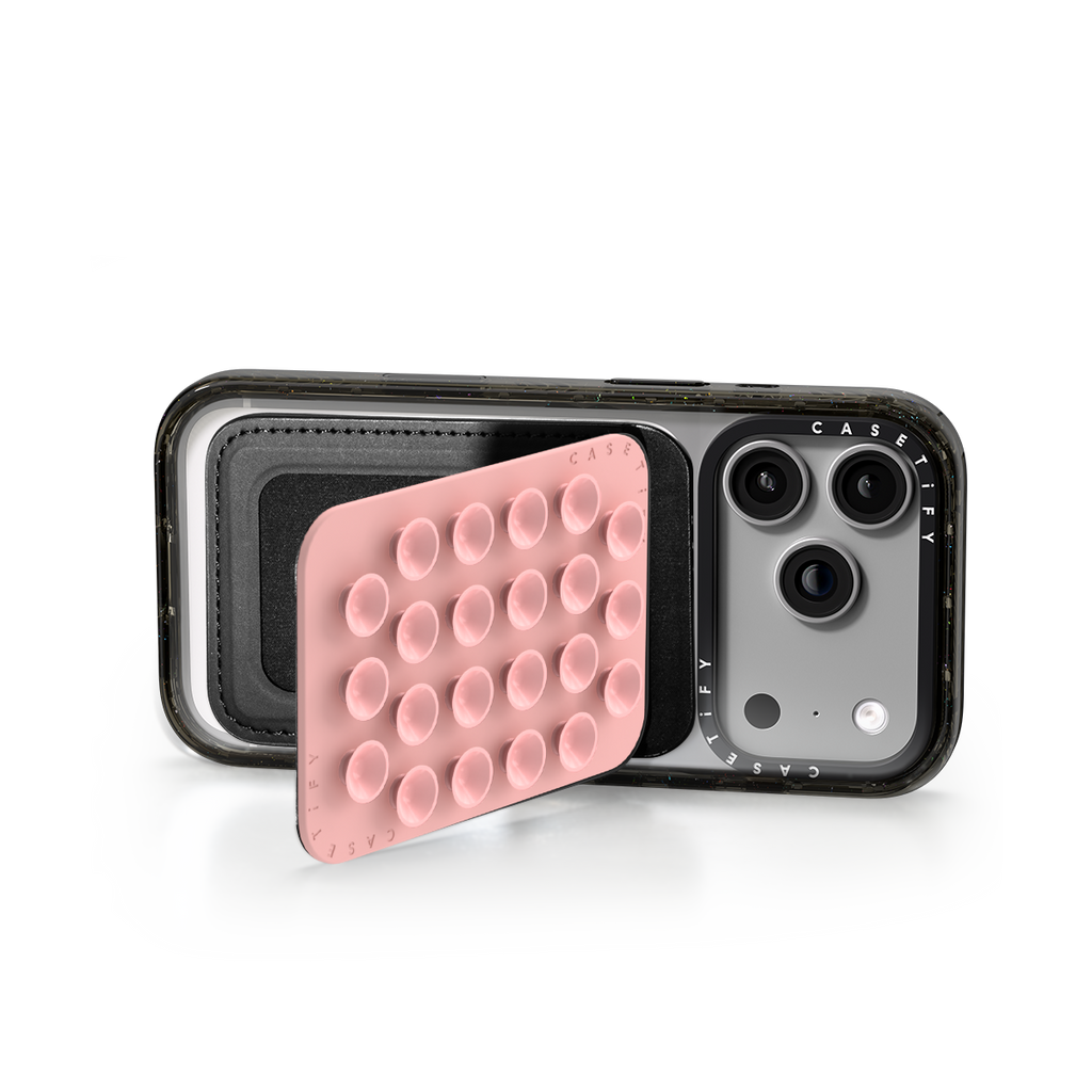 Snappy Snap & Stick Cardholder Stand MagSafe Compatible - Primrose Pink