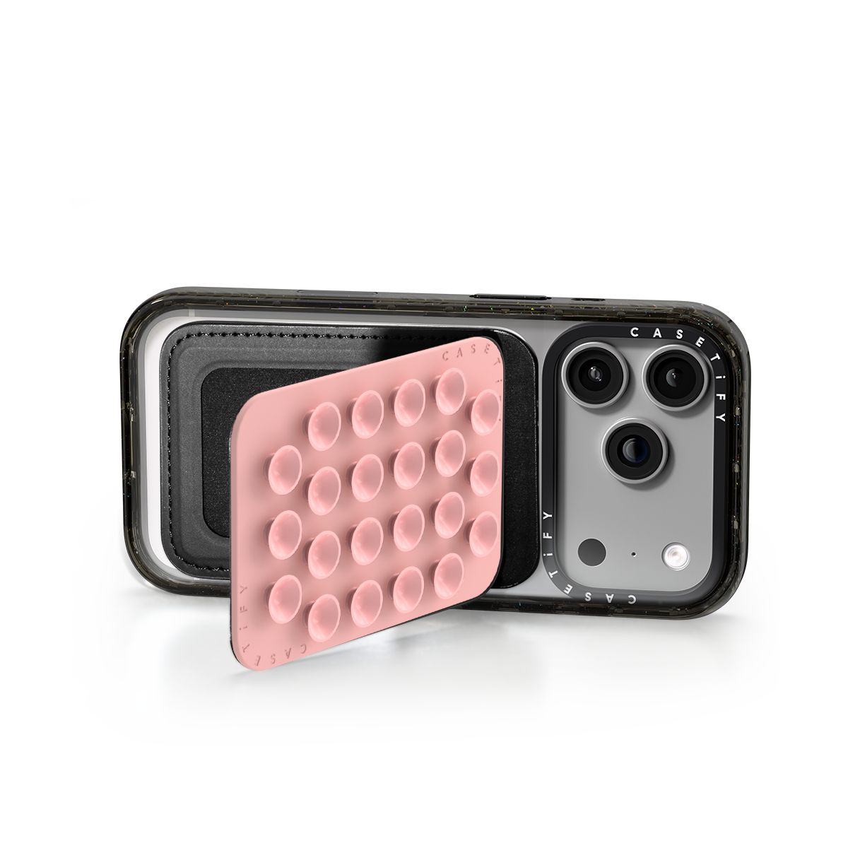Snappy Snap & Stick Cardholder Stand MagSafe Compatible - Primrose Pink