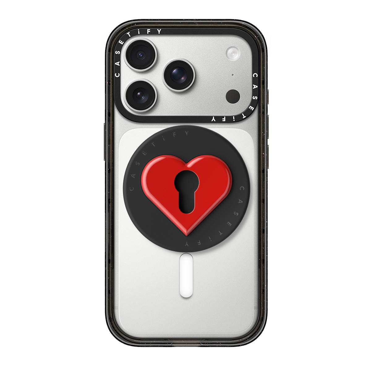 Snappy Love Lock Grip Stand - Red Heart | Image 1