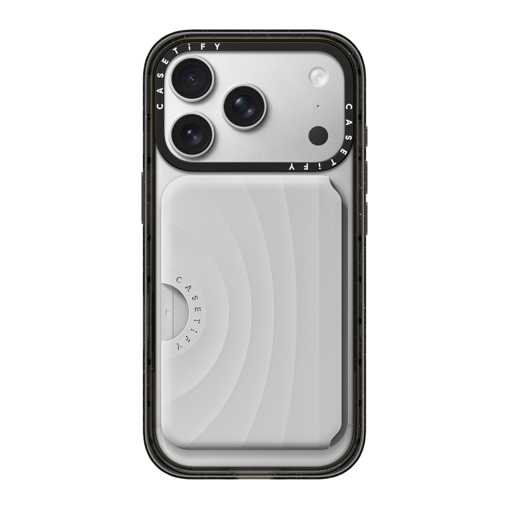 Snappy Ripple Wallet MagSafe Compatible - Pebble Grey | Image 1