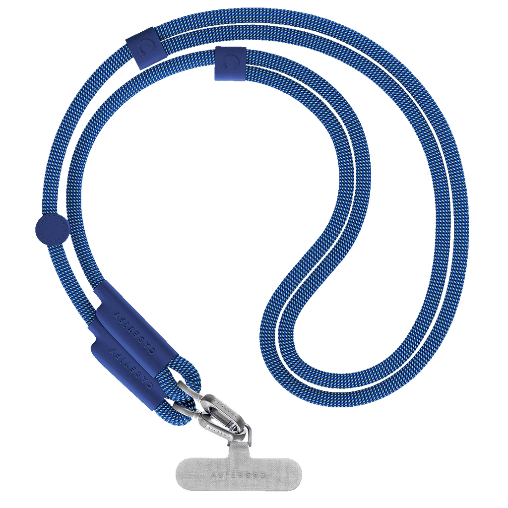 Rope Cross-body Strap - Blue (Double End)