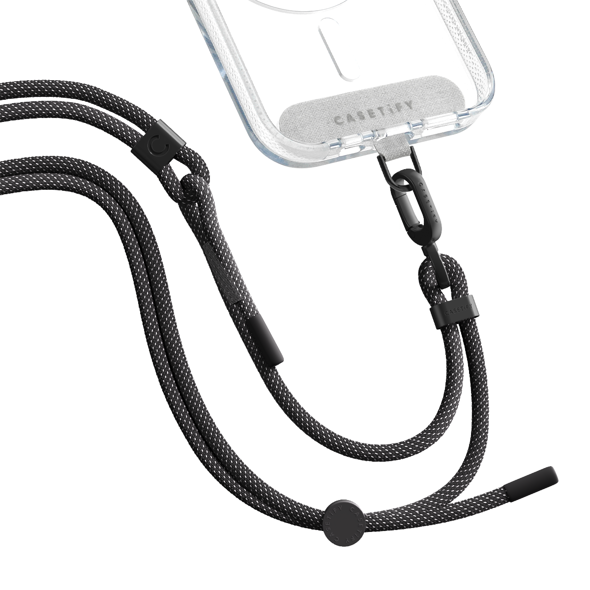 Rope Cross-body Strap - Black (6mm) | Image 1