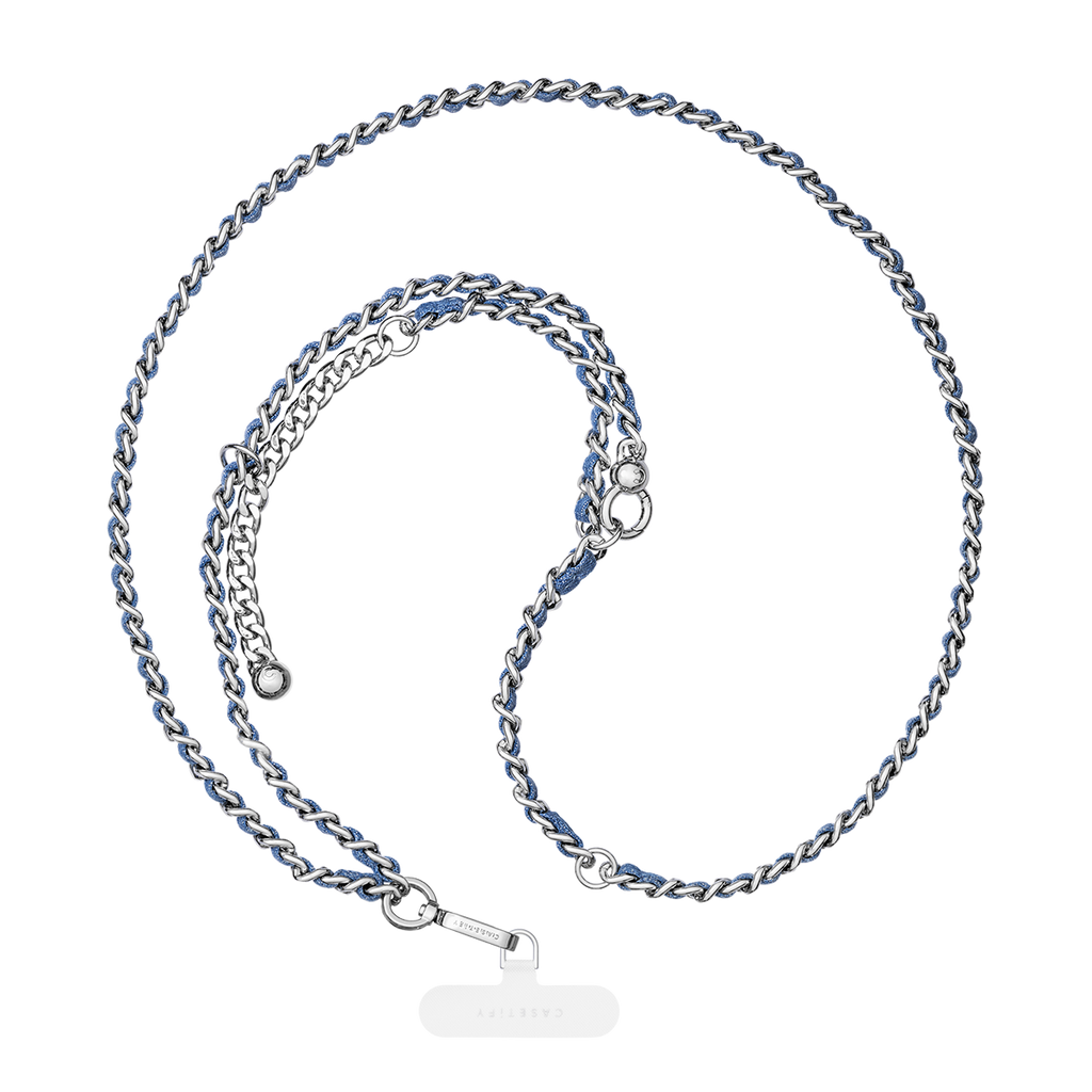 Denim Cross-body Chain - Blue