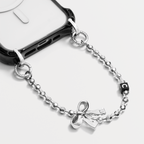 Charm Keychain - Metallic Bow