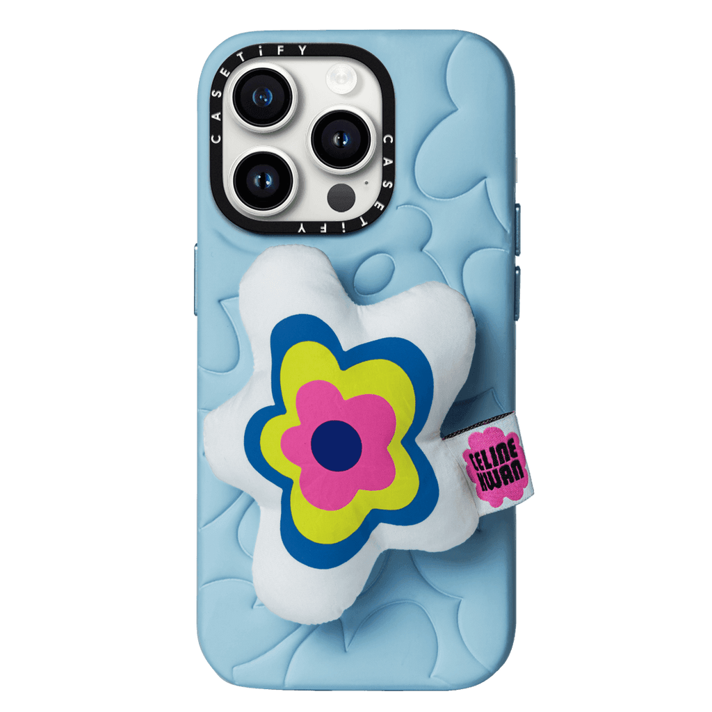 CELINE KWAN Flower Grippy Case - iPhone 15 Pro Max