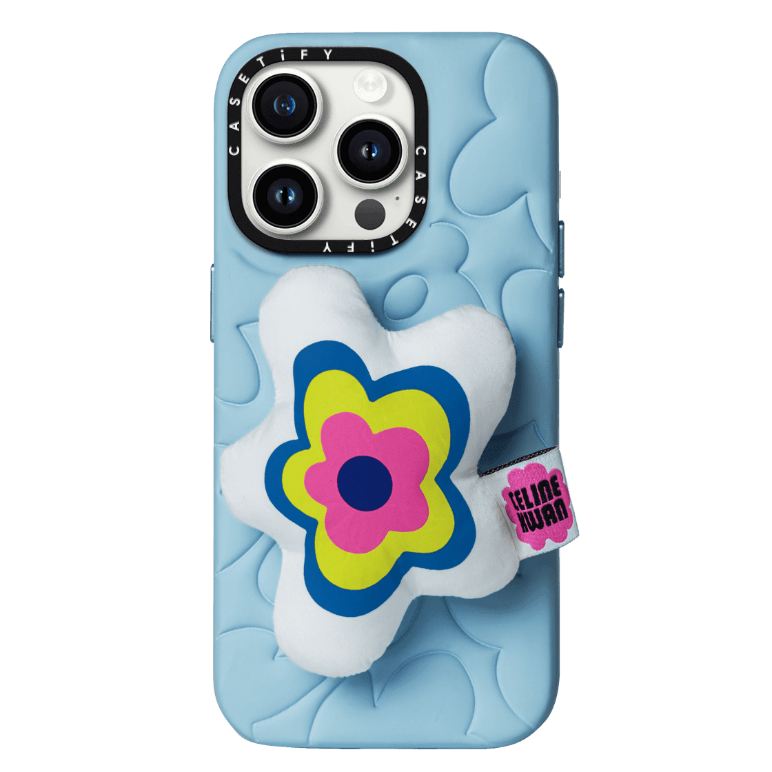 CELINE KWAN Flower Grippy Case - iPhone 15 Pro Max