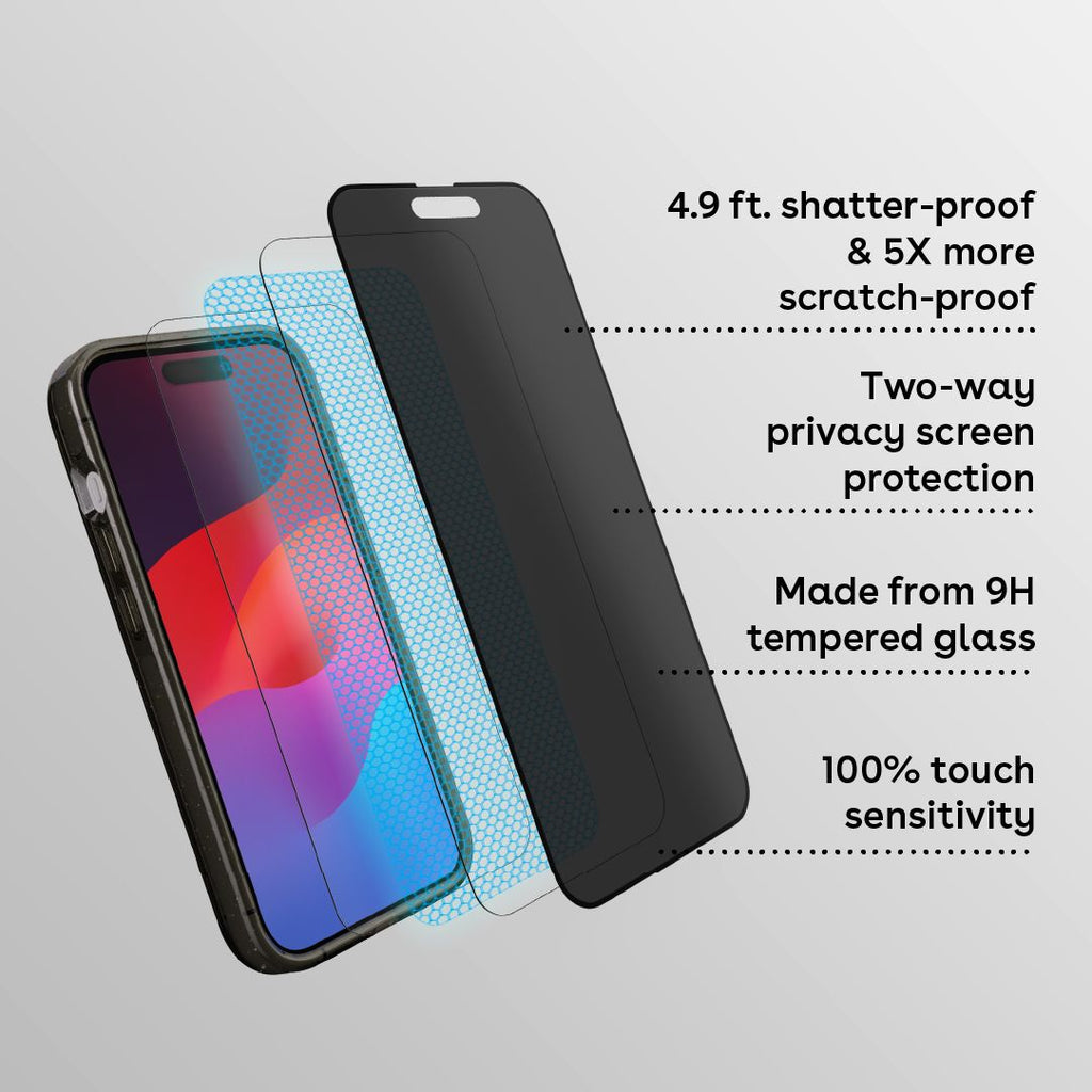 iPhone 16 Pro Max Impact Privacy Screen Protector