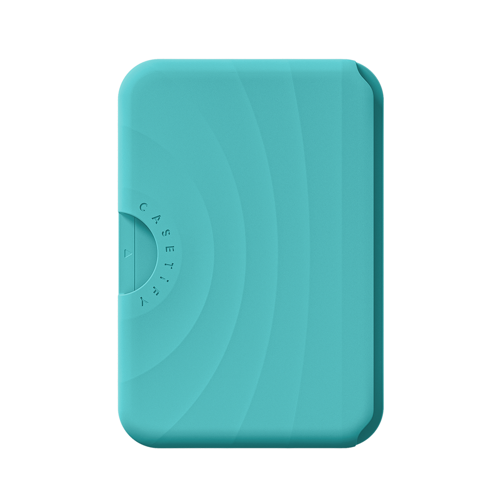 Snappy Ripple Wallet MagSafe Compatible - Mint Blue