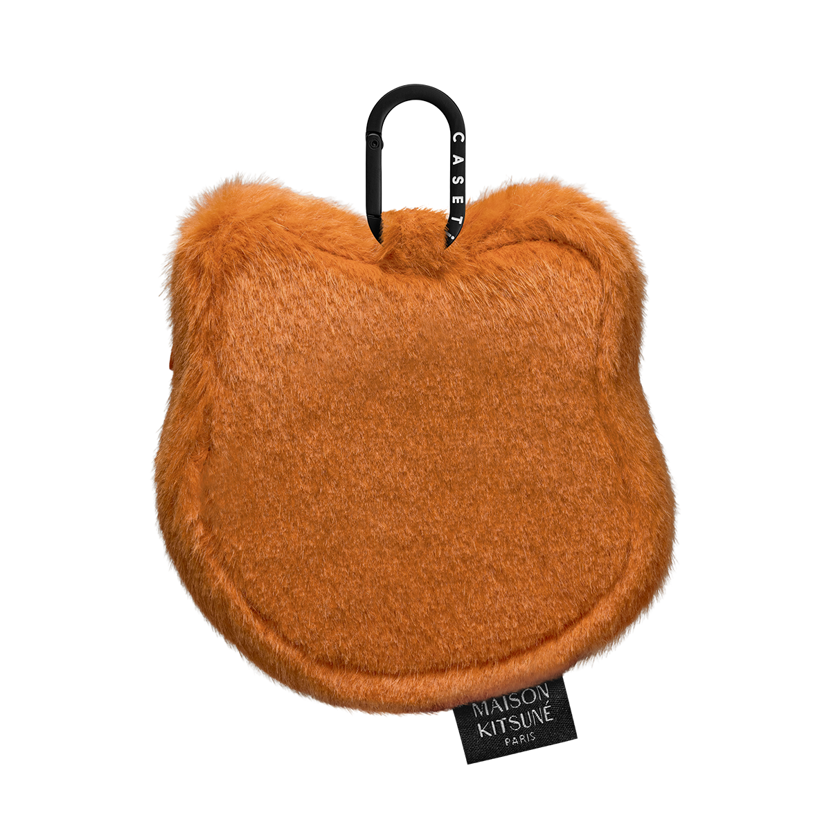 Maison Kitsuné Earbuds Plush Pouch (Orange)