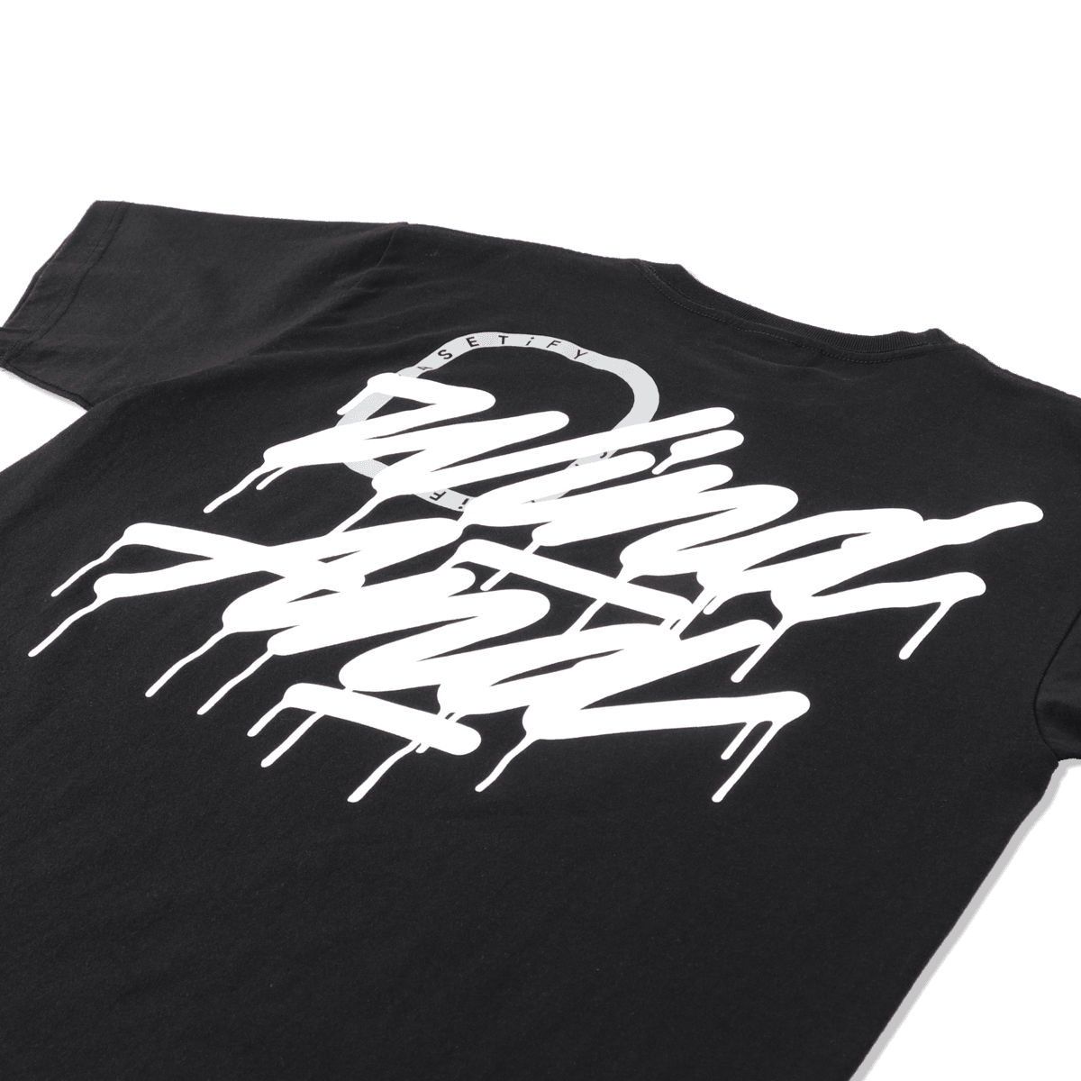 WDS x CASETiFY T-shirt Triple Name Main Logo Black L