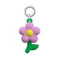 Charm Keychain - Silicon Flower - Radish | Image 1
