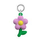 Charm Keychain - Silicon Flower - Radish | Image 1