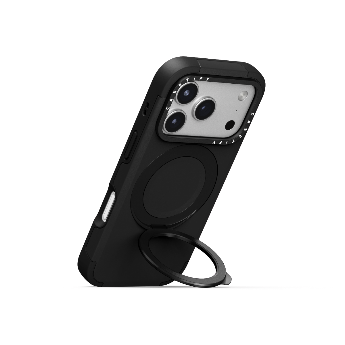 iPhone 17 Pro Max - Force Ring Stand Case - Black