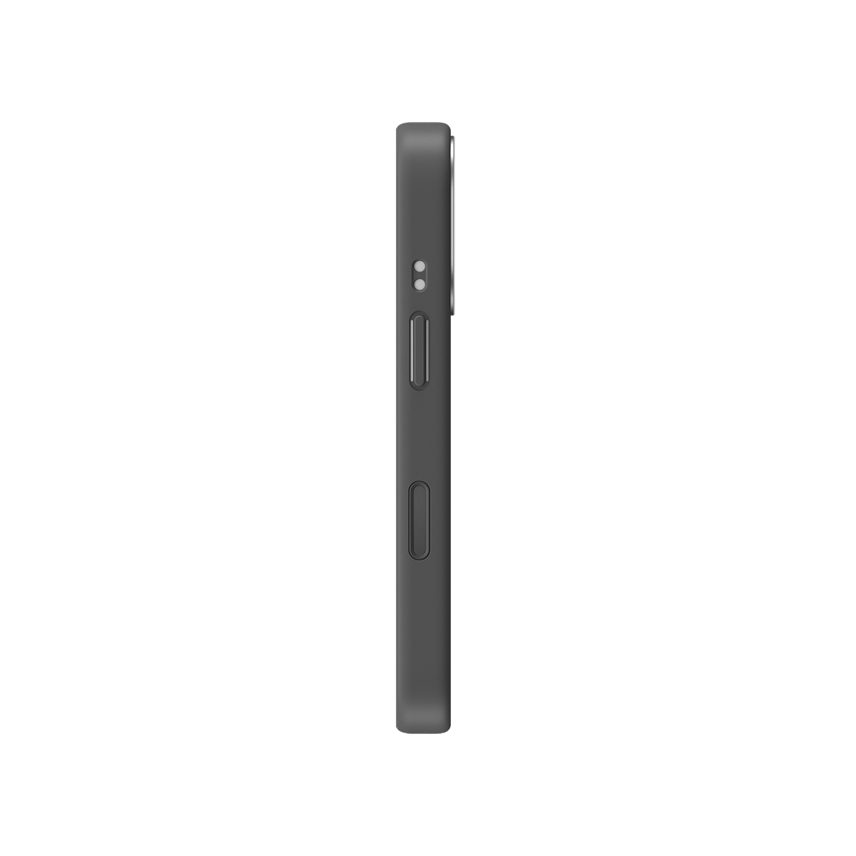 Alloy Ripple Case - Silver on Grey - iPhone 17 Pro
