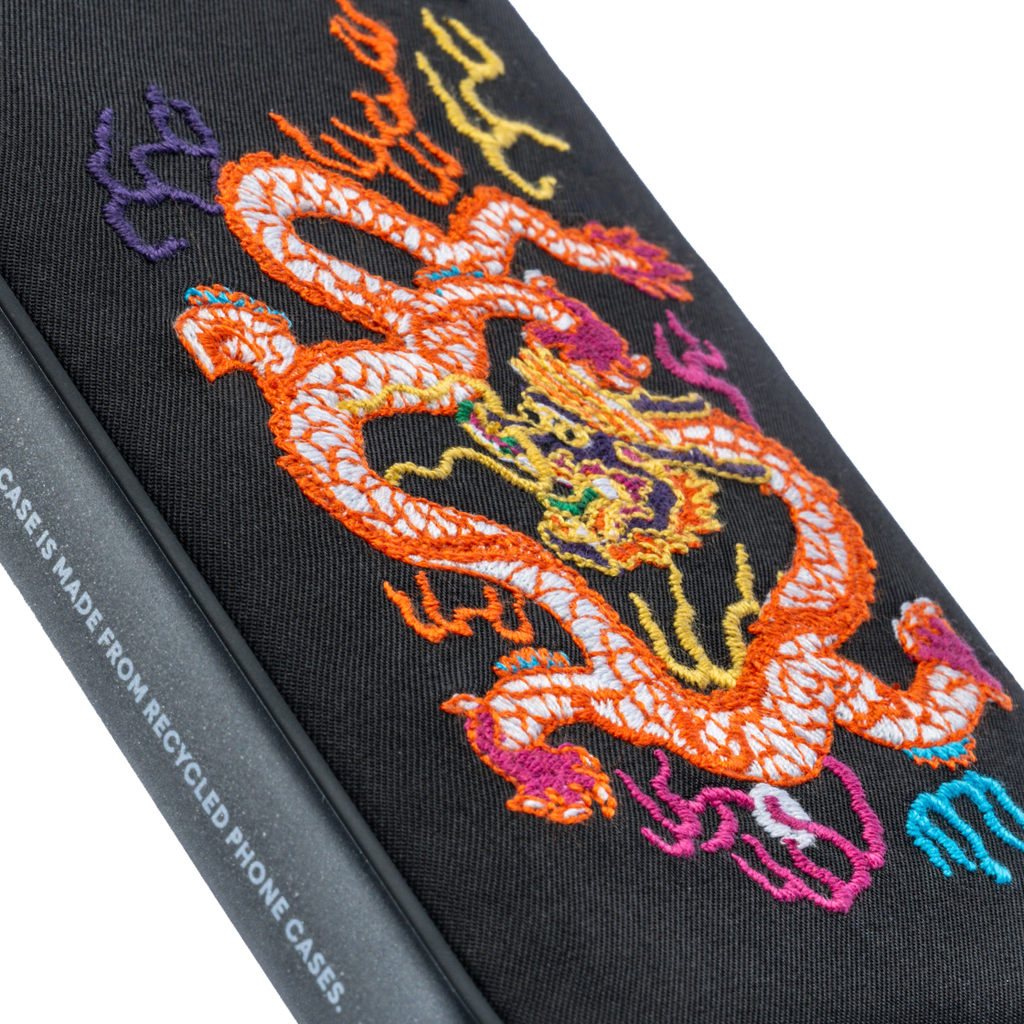 The World of the Palace Dragon Embroidery Case - iPhone 15 Pro Max