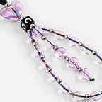 Glitter Phone Charm - Mini Aurora Heart
