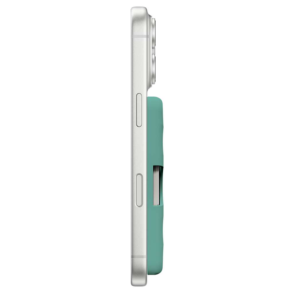 Snappy Ripple Wallet MagSafe Compatible - Bottle Green