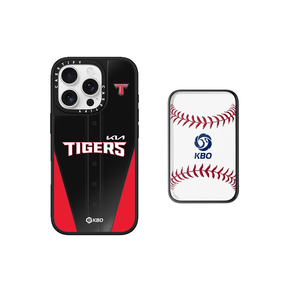 KBO Stadium Special Set (TIGERS)  - iPhone 16 Pro Mirror Case Magsafe Compatible & Power Bank