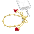 Bow Charm Wristlet - Sorbet Yellow | Image 1