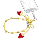 Bow Charm Wristlet - Sorbet Yellow | Image 1