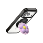 Snappy Flower Grip Stand - Lilac Puffy Flower