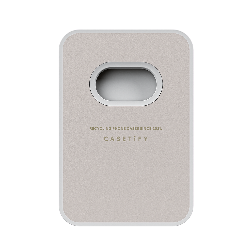 Snappy Ripple Wallet MagSafe Compatible - Pebble Grey