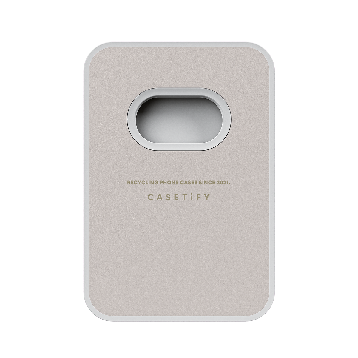 Snappy Ripple Wallet MagSafe Compatible - Pebble Grey