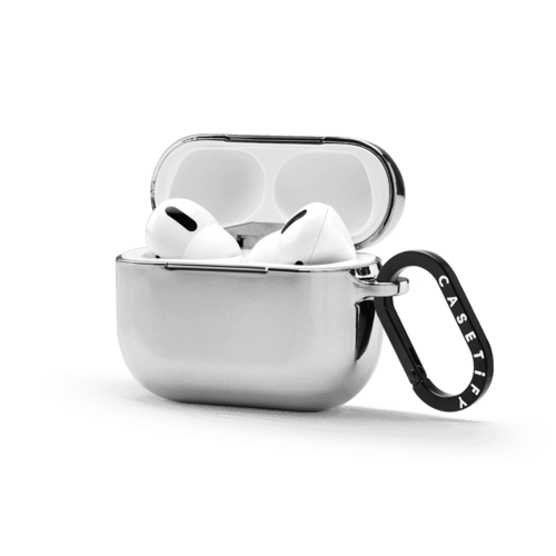 Snake Game | AirPods Pro 2 / Earbuds Mirror Case / Silver | Image 2