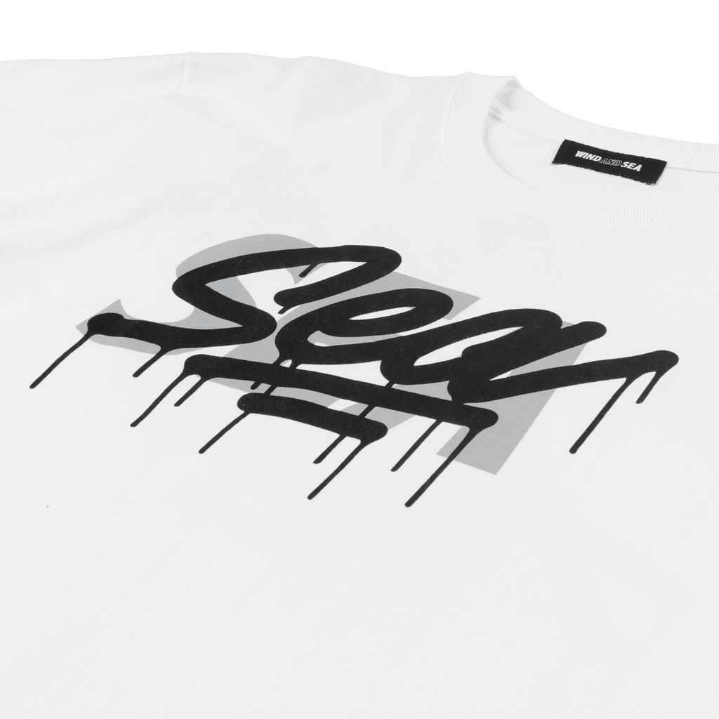 WDS x CASETiFY T-shirt Triple Name Main Logo White M
