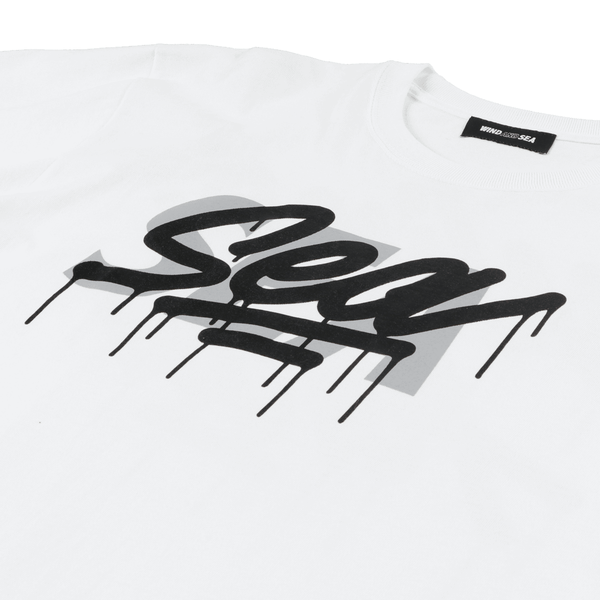 WDS x CASETiFY T-shirt Triple Name Main Logo White M