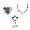 Starry Hearts Charm Set - Garden Party & Twinkle Star & Heart Charm Hook | Image 1