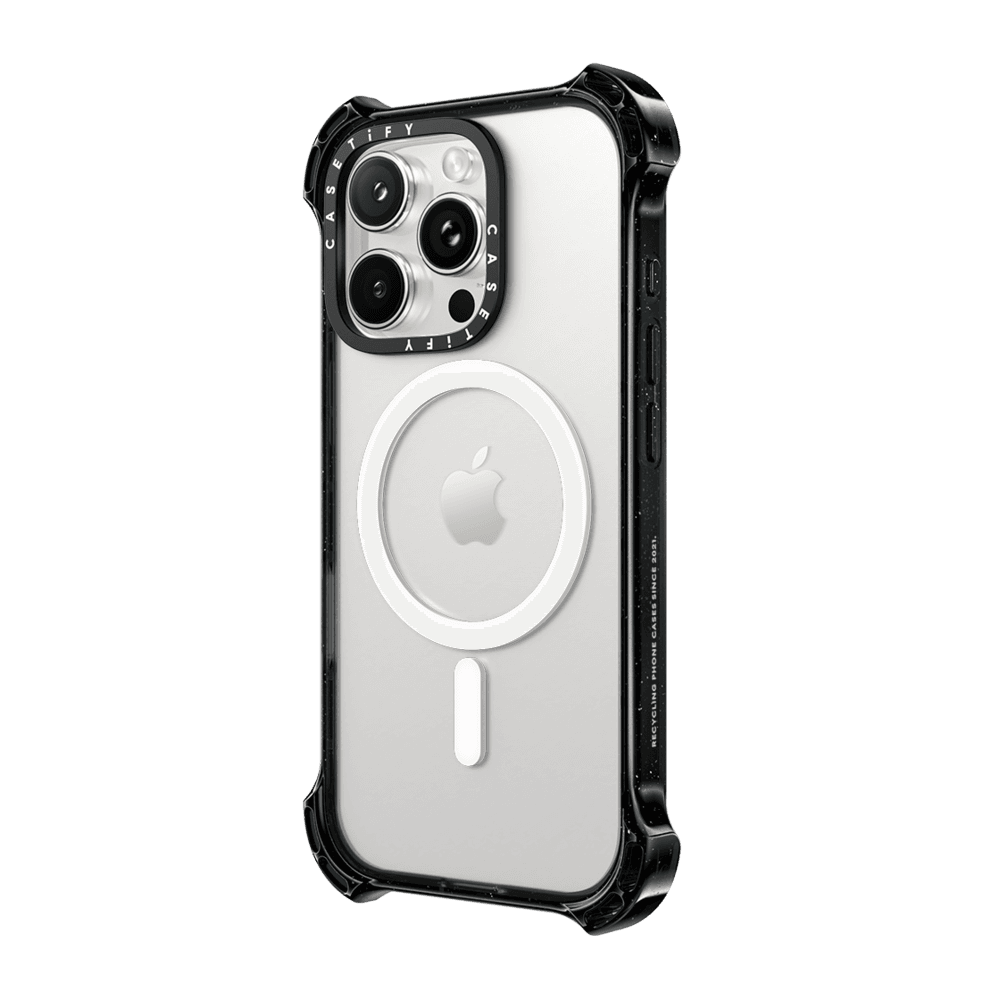 Bounce Duo Set -  iPhone 16 Pro Max Bounce Case MagSafe Compatible (Clear Black)& AirPods Pro 2 Bounce Case
