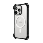 Bounce Duo Set -  iPhone 16 Pro Max Bounce Case MagSafe Compatible (Clear Black)& AirPods Pro 2 Bounce Case