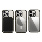 Snappy Trio Set (MagSafe Compatible) - BioVeg Wallet (Black) & Mirror Grip Stand & Mirror Cardholder Stand | Image 1