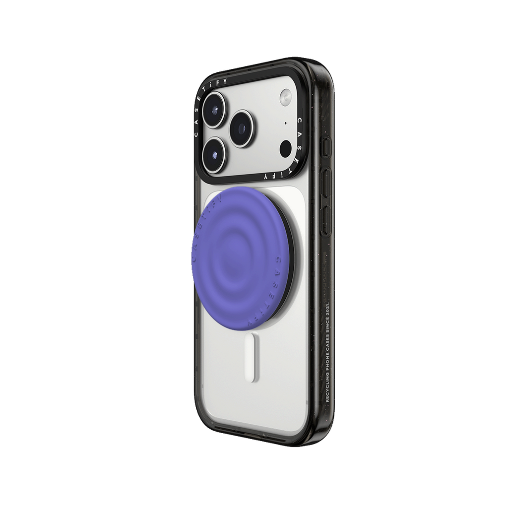 Snappy Ripple Grip Stand MagSafe Compatible - Ultraviolet Blue